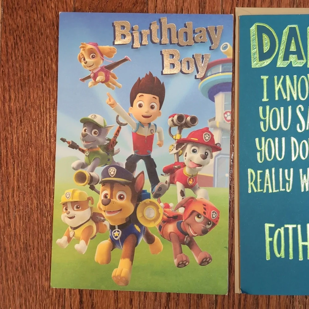 Bundle Of 5 Cards Teacher Just Because Birthday Fathers Day
